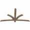 Ekena Millwork Davenport Rough Sawn Timber Gable Bracket, Douglas Fir, 72"W x 42"H x 2"D x 4"F, 14/12 Pitch GBW072X42X0204DAV00RDF - alternate 4